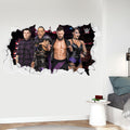 Judgement Day WWE Broken Wall Sticker