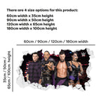 Judgement Day WWE Broken Wall Sticker