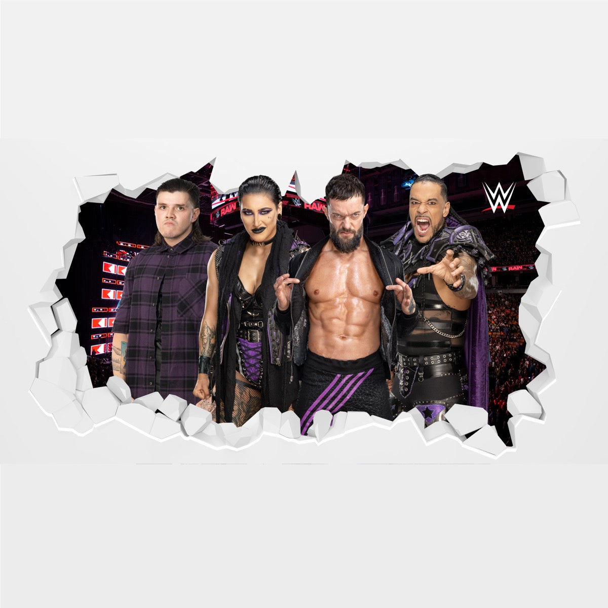 Judgement Day WWE Broken Wall Sticker