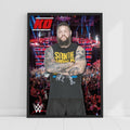 Kevin Owens Crowd WWE Print Poster