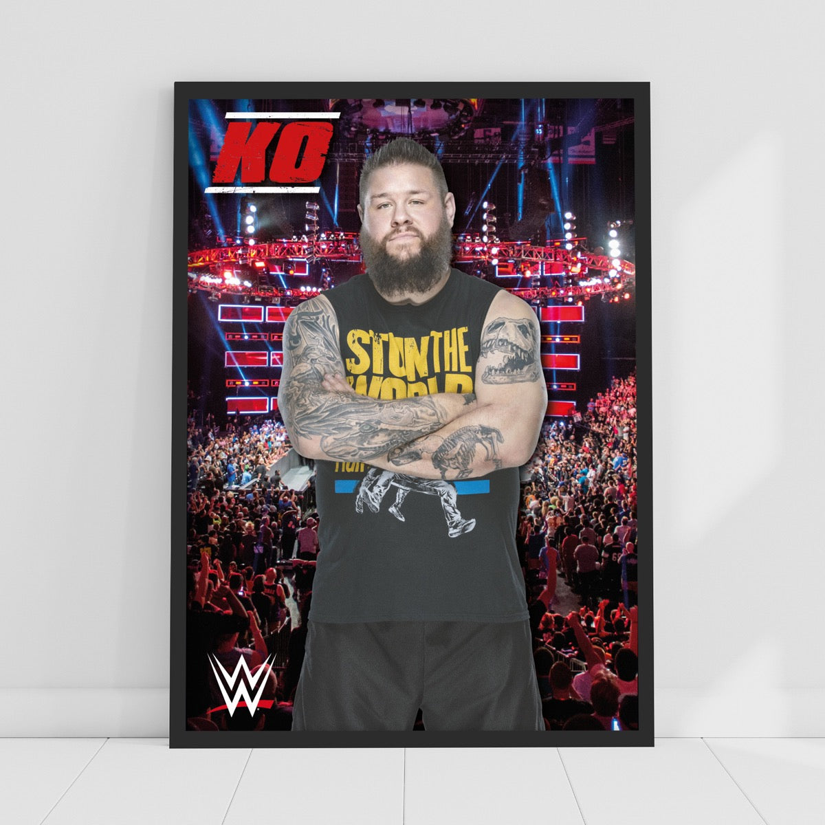 Kevin Owens Crowd WWE Print Poster – wrestlingshop.com