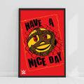 Mankind Have a Nice Day WWE Print Poster