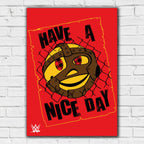 Mankind Have a Nice Day WWE Print Poster