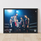 WWE MITB Bloodline Civil War in Ring Print Poster