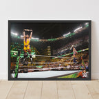 Liv Morgan & Raquel Rodriguez MITB Win WWE Print Poster