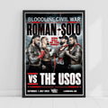 WWE Print - Money in the Bank Bloodline Civil War Poster