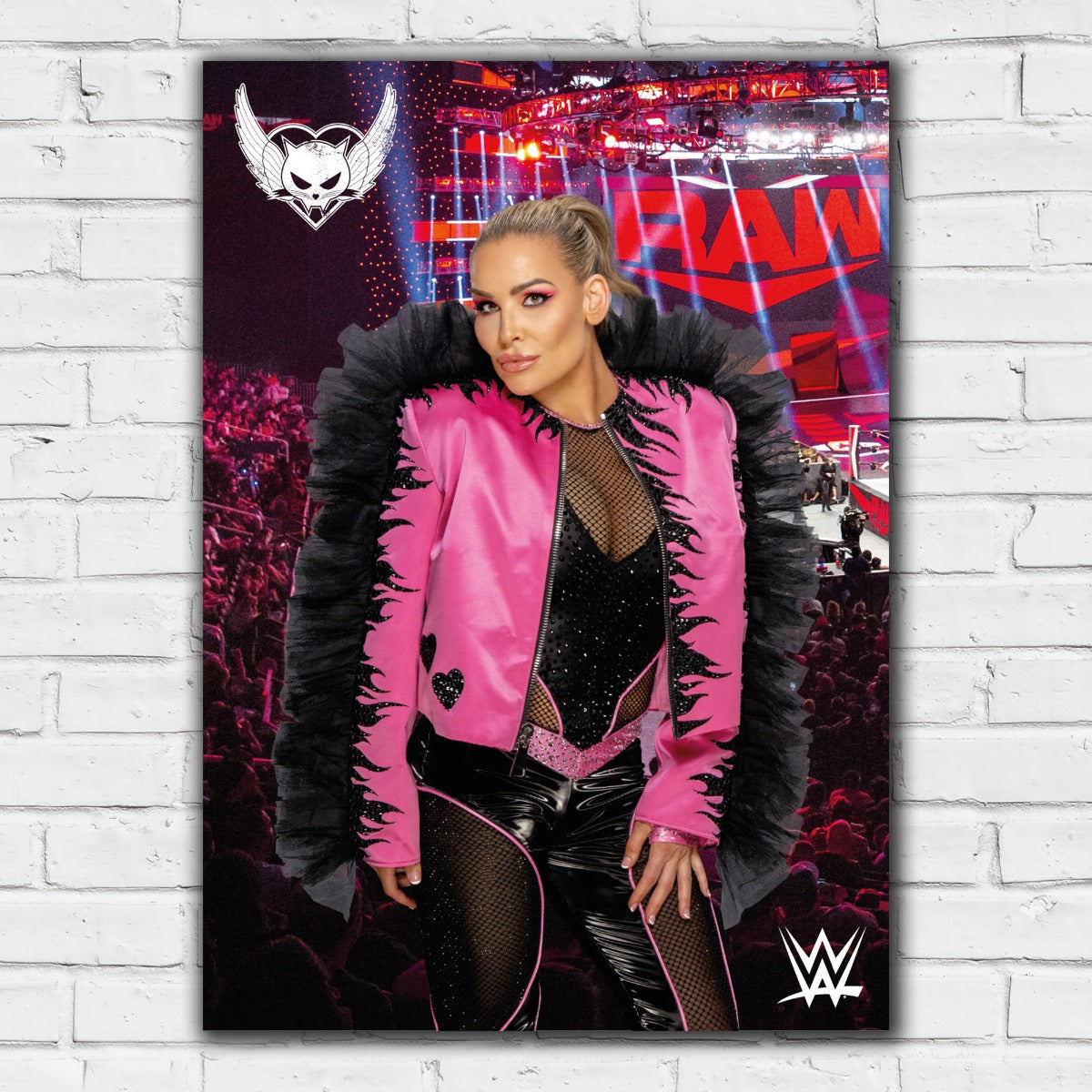Natalya Crowd WWE Print Poster