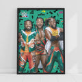 New Day Pattern WWE Print Poster