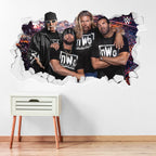 nWo WWE Broken Wall Sticker