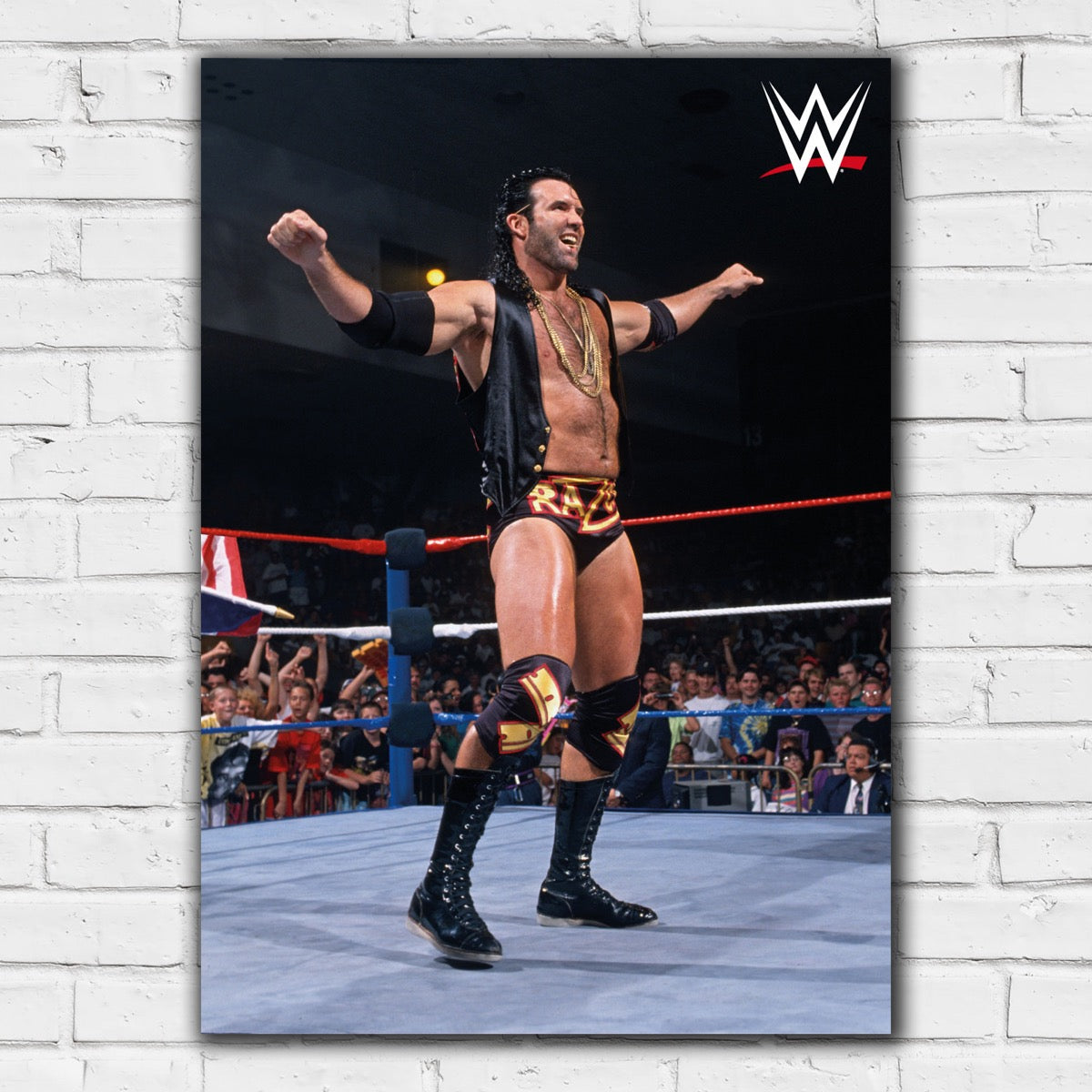 Razor Ramon in Ring WWE Print Poster
