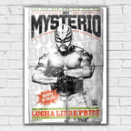 Rey Mysterio Lucha Libre Pride WWE Print Poster
