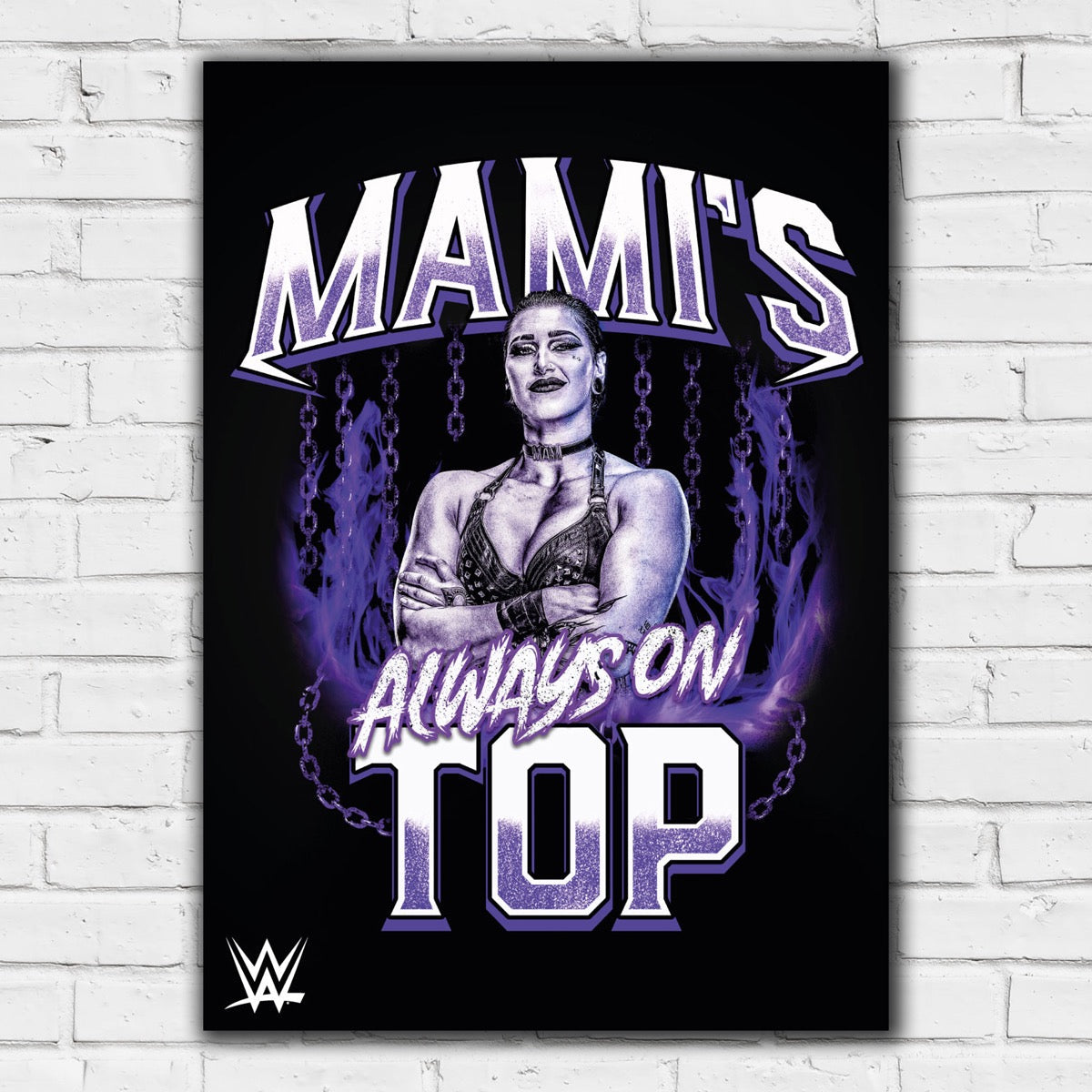 Rhea Ripley Mami's Always on Top WWE Print Poster