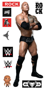 The Rock WWE Decal 3 + Bonus Wall Sticker Set