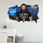 Roman Reigns WWE Broken Wall Sticker
