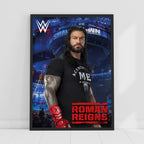 Roman Reigns Crowd WWE Print Poster