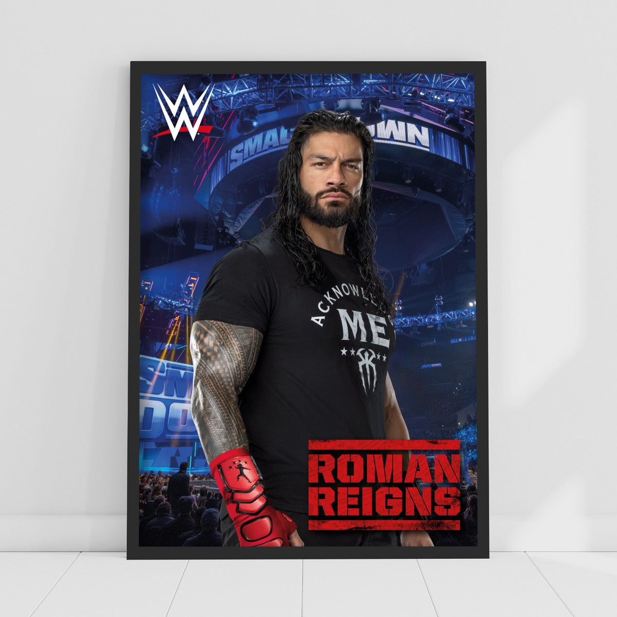 Roman Reigns Crowd WWE Print Poster