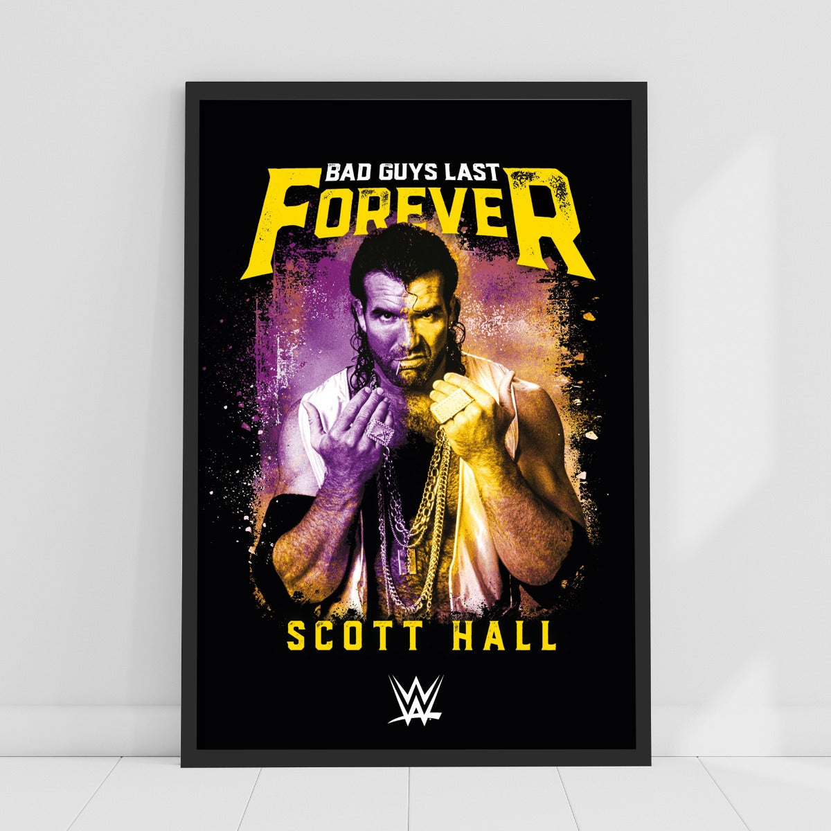 Scott Hall WWE Bad Guys Last Forever Print Poster