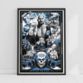 Stone Cold Steve Austin WWE Collage Print Poster