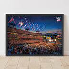 WWE SummerSlam Fireworks Print Poster