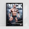 The Rock WWE in Ring Print Poster
