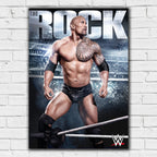 The Rock WWE in Ring Print Poster