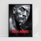 The Rock Royal Rumble WWE Print Poster