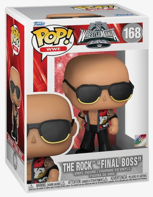 The Rock “Final Boss” WWE POP #168 (Special Edition)