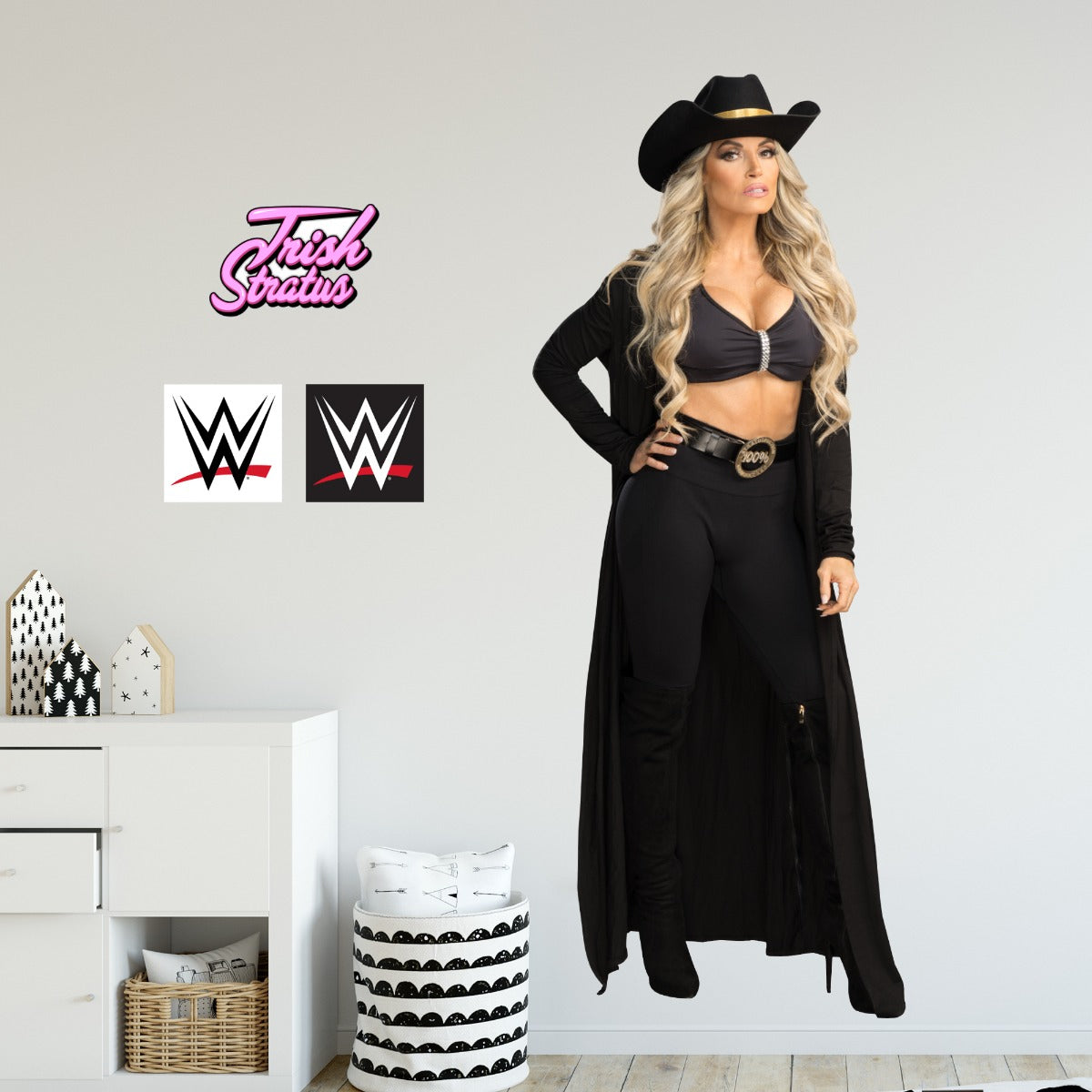 Trish Stratus WWE Cut Out Wall Sticker