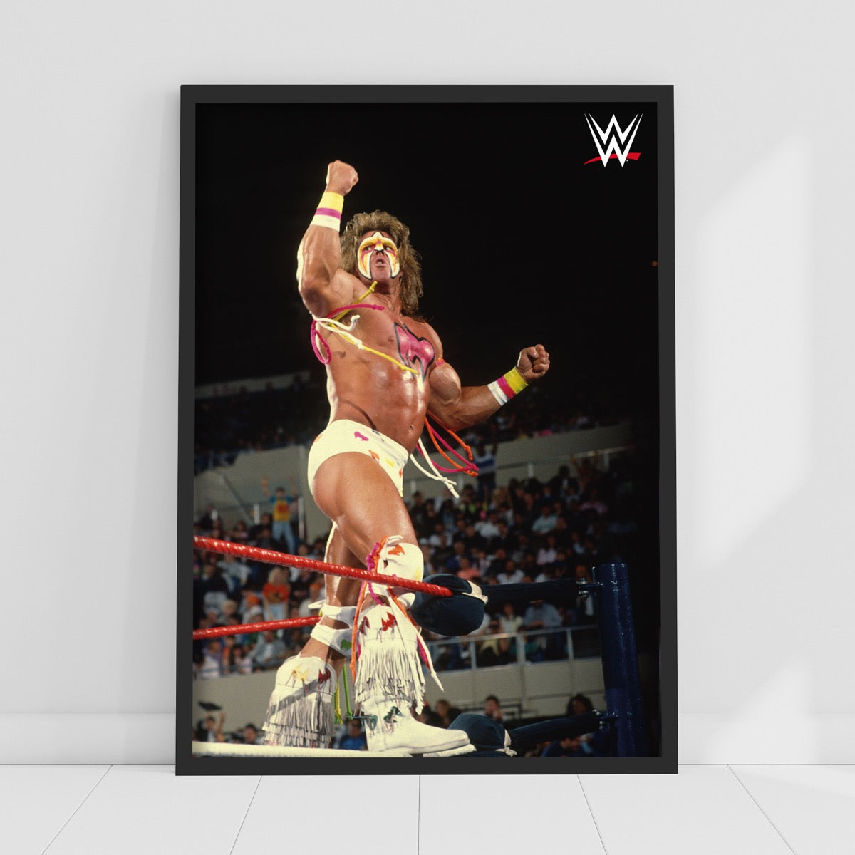 Ultimate Warrior in Ring WWE Print Poster