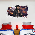 Undertaker WWE Broken Wall Sticker