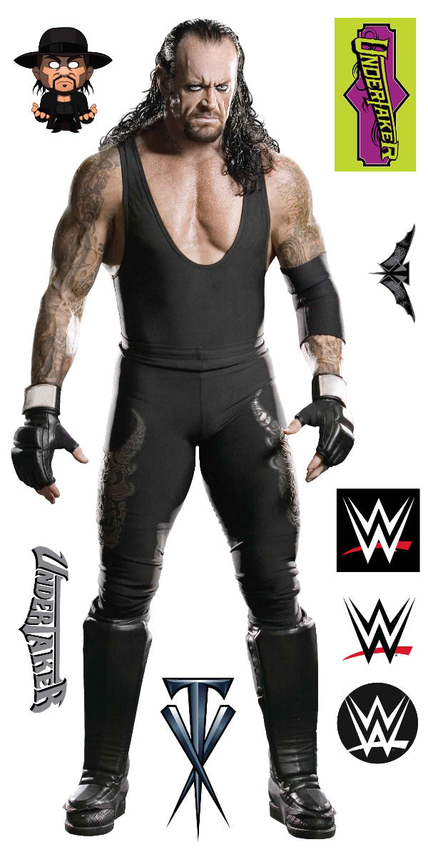 Undertaker WWE Decal 1 + Bonus Wall Sticker Set