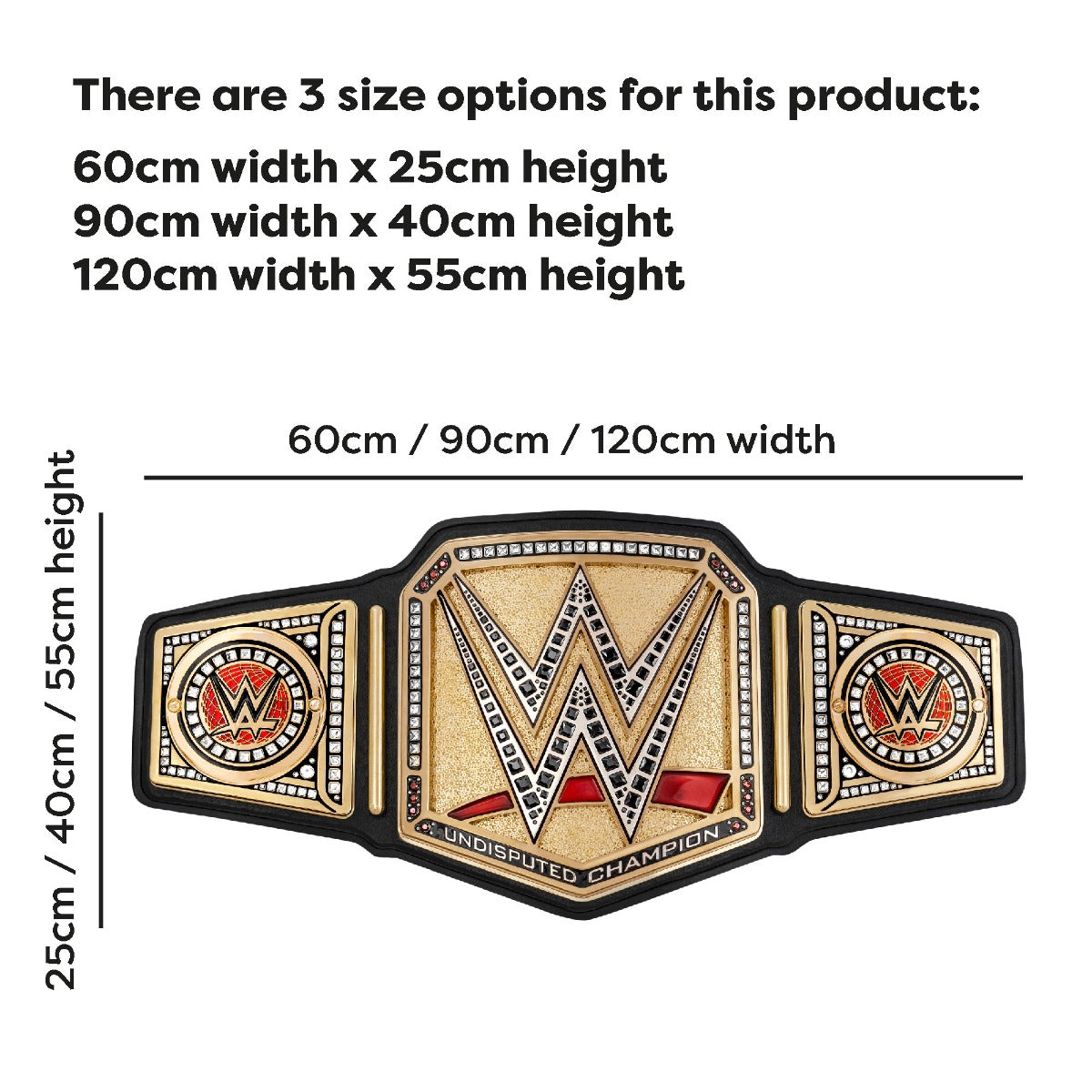 WWE Undisputed Universal Championship Belt Wall Sticker