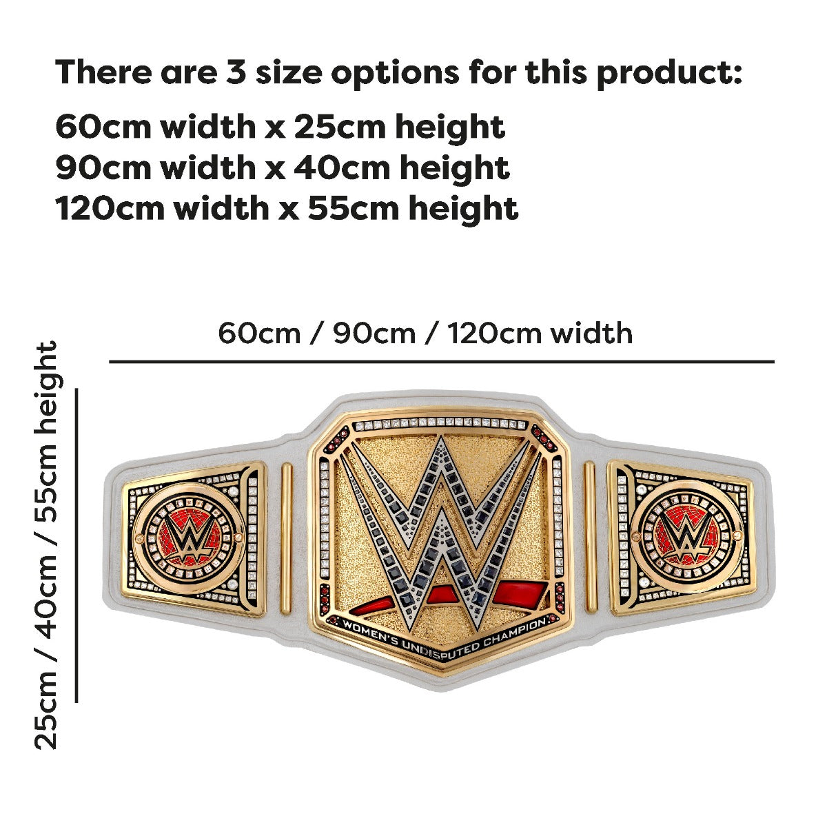 WWE Women's Championship Belt Wall Sticker