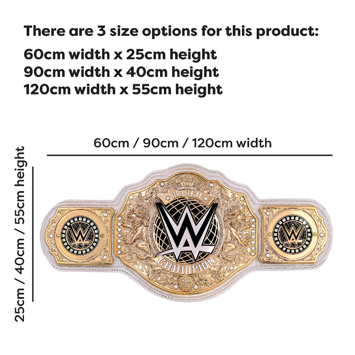 WWE Women's World Championship Belt Wall Sticker