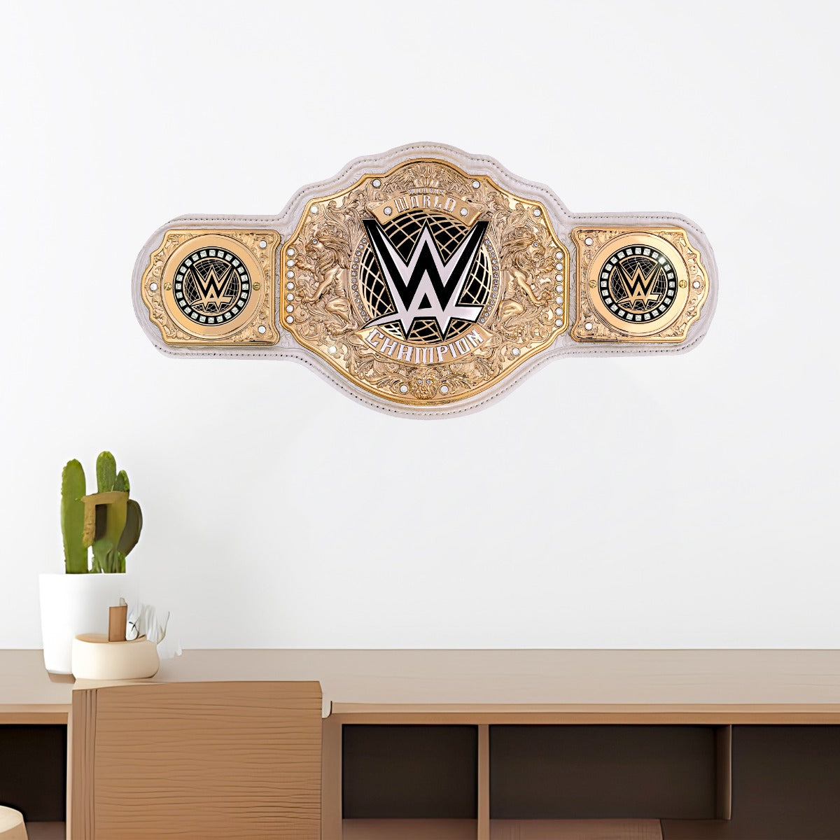 WWE Women's World Championship Belt Wall Sticker