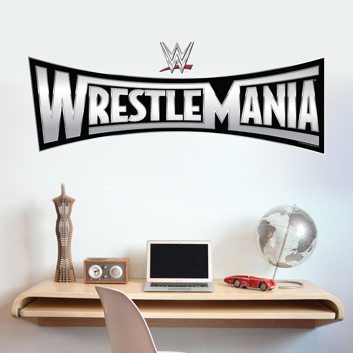 WWE WrestleMania Logo Wall Sticker