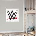 WWE Logo (White) Wall Sticker