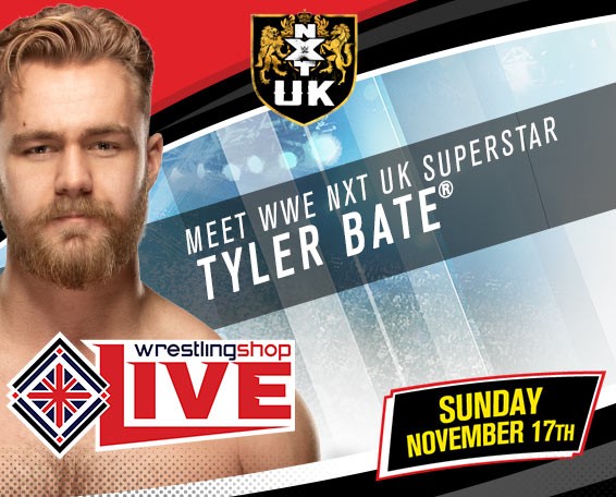 Tyler Bate  WWE NXT UK (Autograph / Photo ticket)