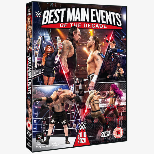 WWE Best Main Events of the Decade 2010-2020 DVD