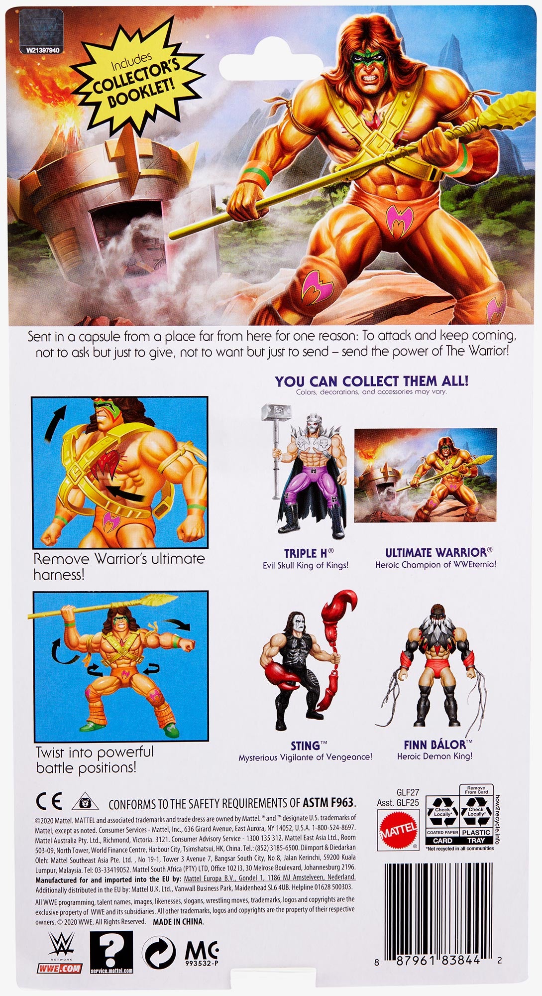 Ultimate Warrior - Masters of the WWE Universe Series #1