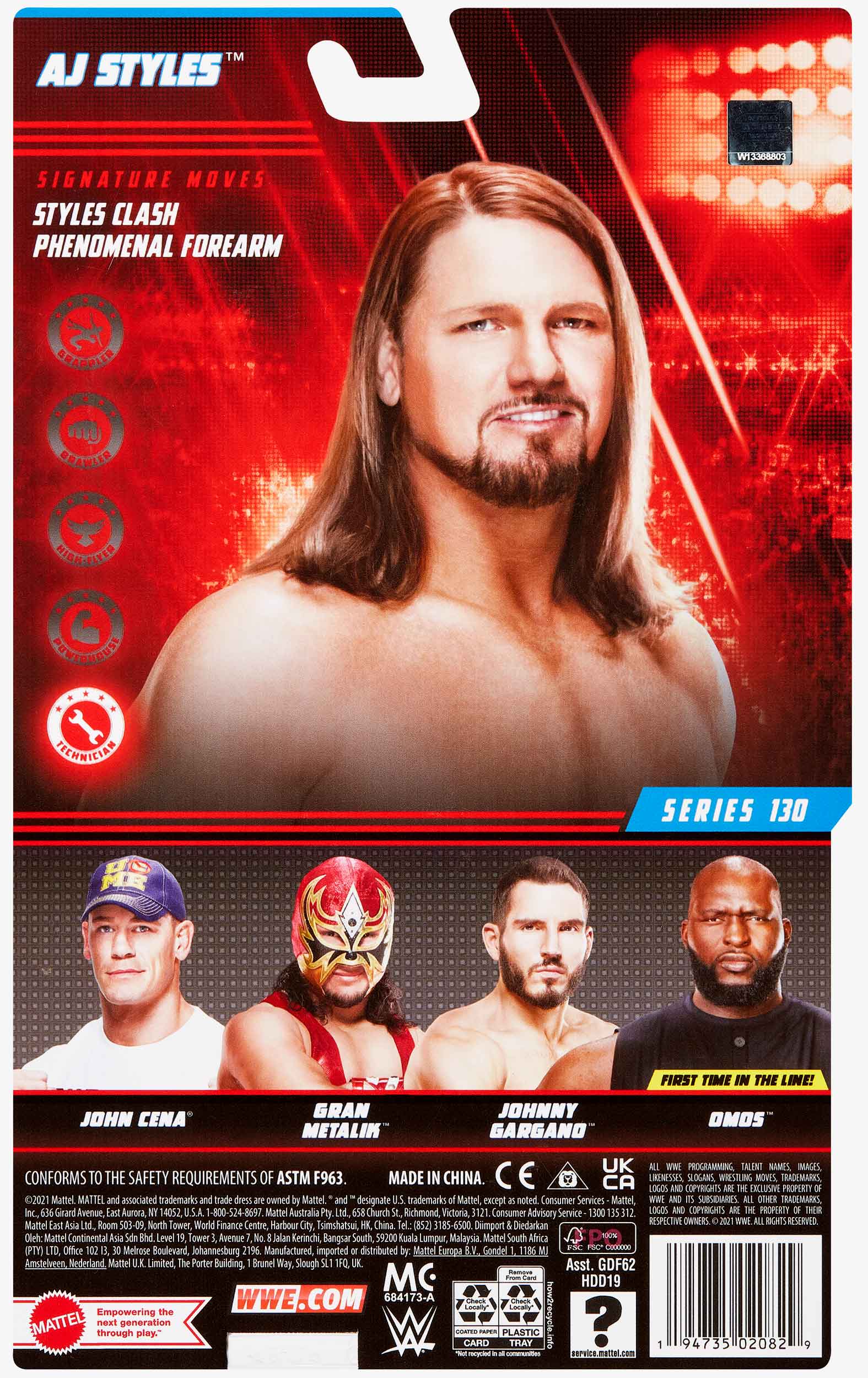 AJ Styles - WWE Basic Series #130