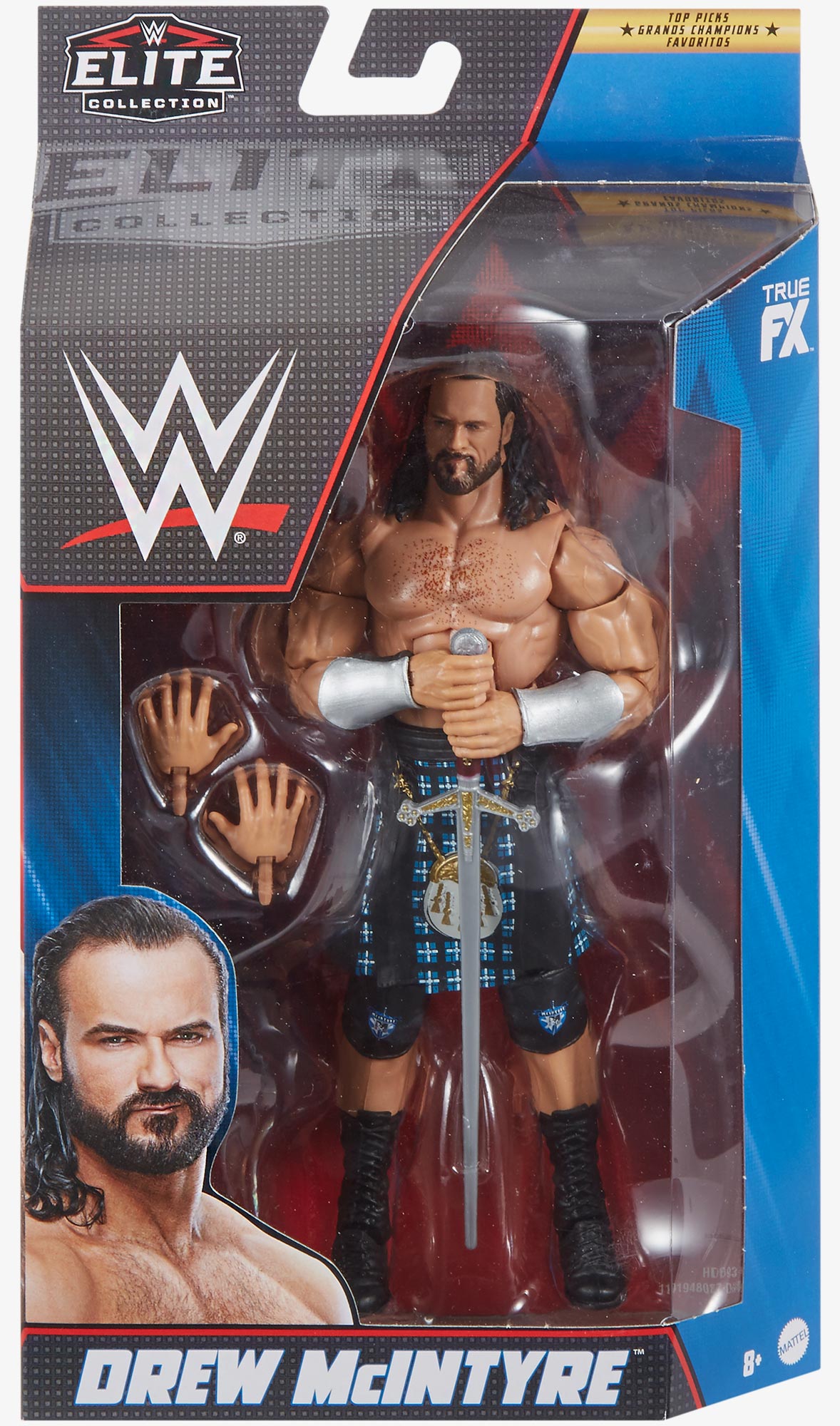 Drew McIntyre WWE Top Picks 2022 Elite Collection
