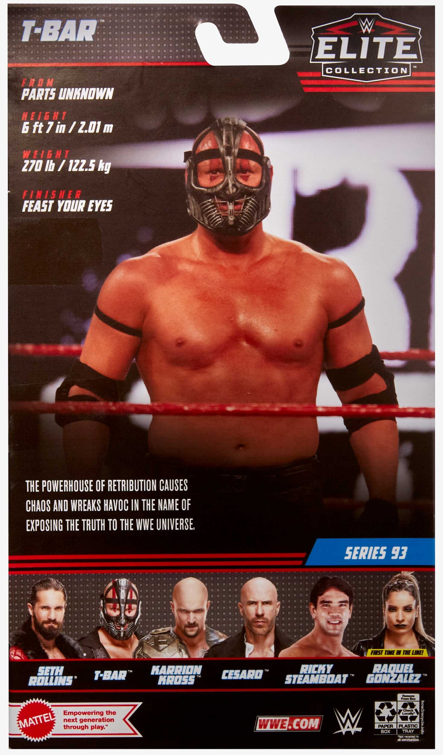 T-Bar WWE Elite Collection Series #93