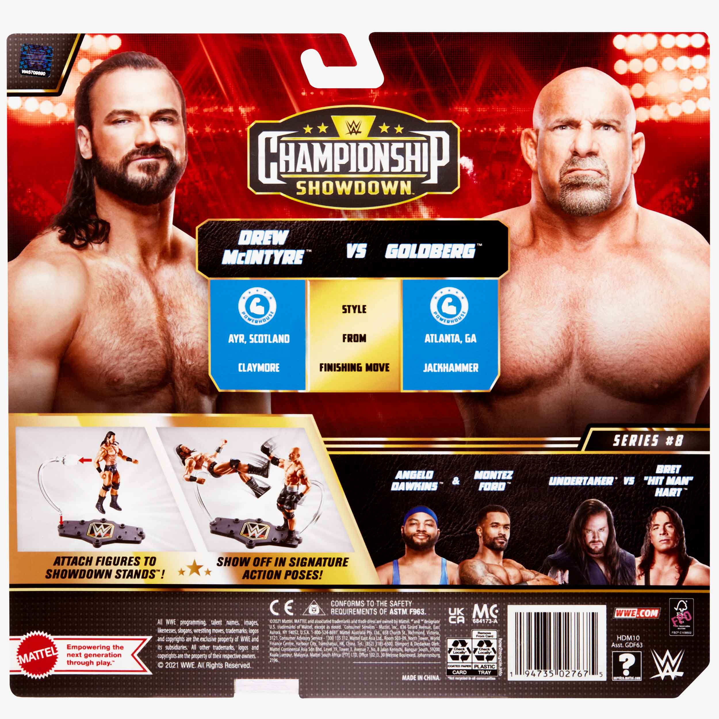 Drew McIntyre & Goldberg - WWE Championship Showdown 2-Pack Series #8