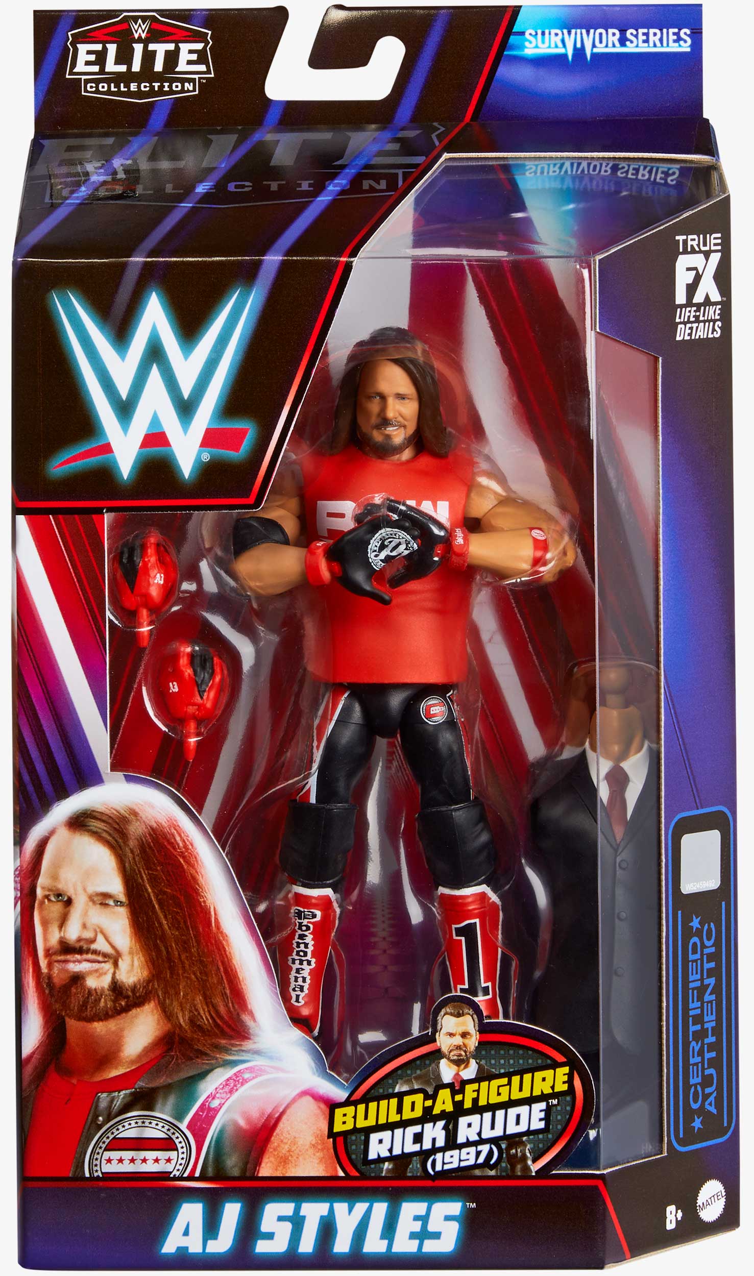AJ Styles WWE Survivor Series 2022 Elite Collection