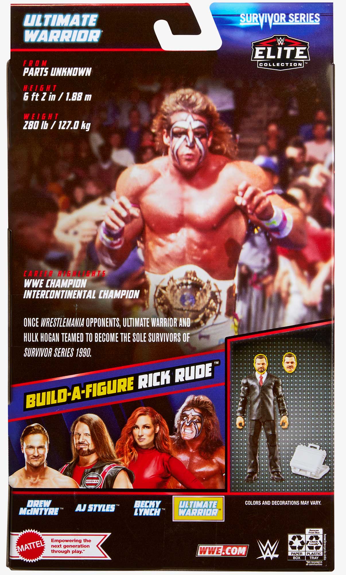 Ultimate Warrior WWE Survivor Series 2022 Elite Collection