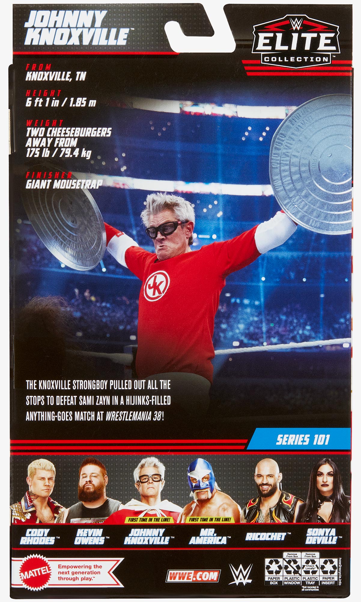 Johnny Knoxville WWE Elite Collection Series #101