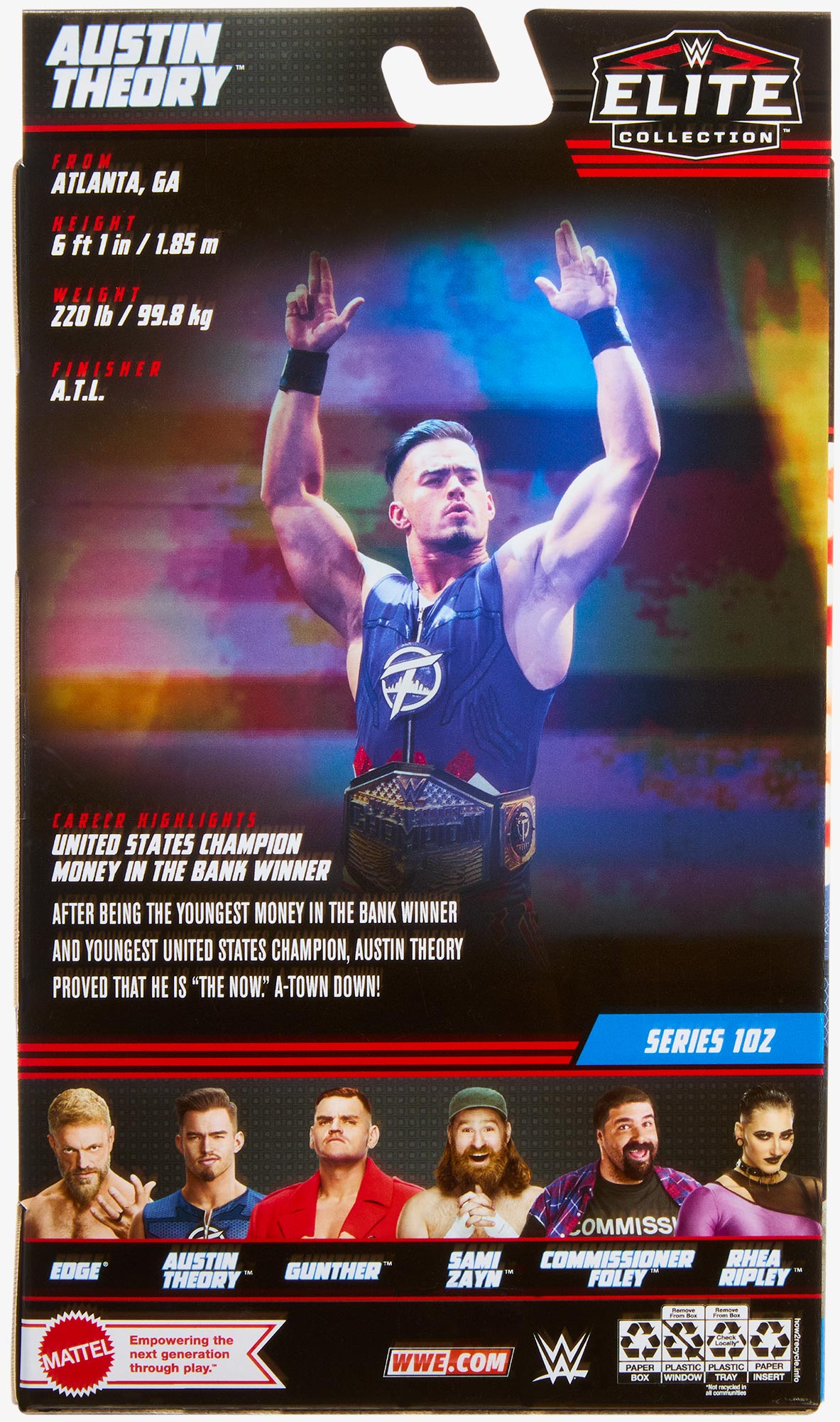 Austin Theory WWE Elite Collection Series #102