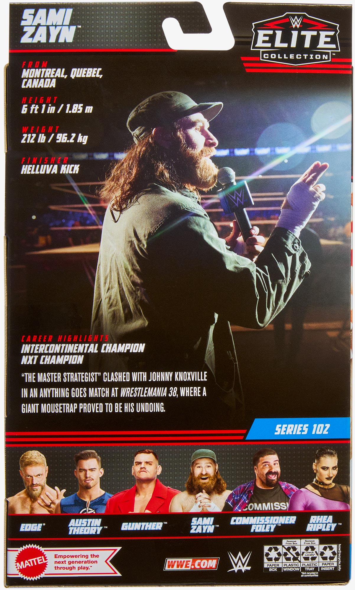 Sami Zayn WWE Elite Collection Series #102