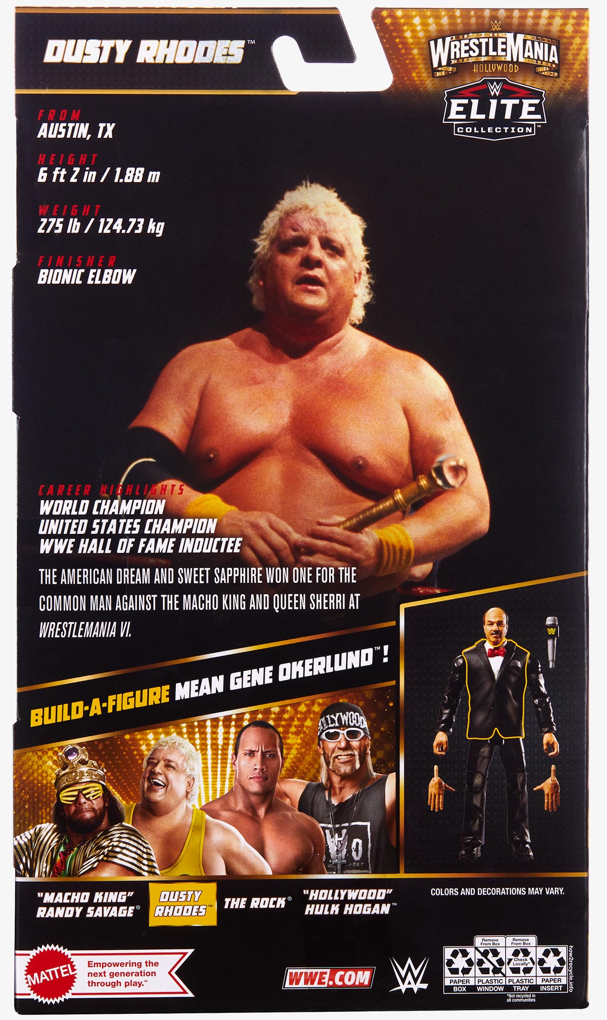 Dusty Rhodes WWE WrestleMania 39 Elite Collection
